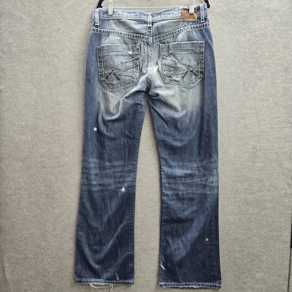 BKE Men Jeans 33R Blue Denim Carter Straight 31